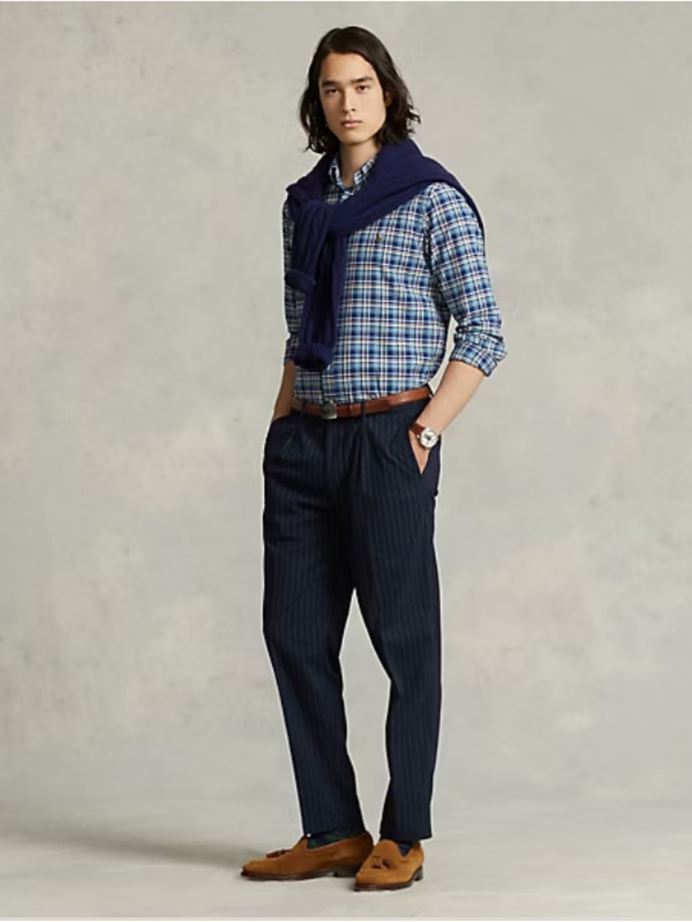 Polo Ralph Lauren Classic Fit Plaid Oxford Shirt